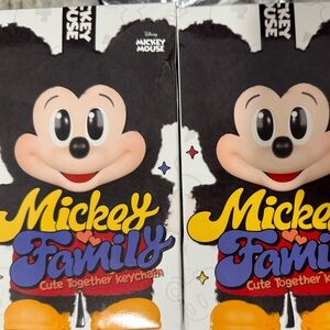 Disney Black and Yellow Mickey Mouse Stuffed Animal